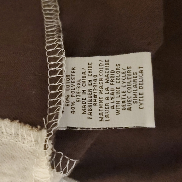 Born Fly Size 3XL T-shirt Tan and Brown - Picture 15 of 16